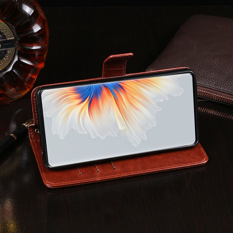 idewei Crazy Horse Texture Horizontal Flip Leather Case with Holder & Card Slots & Wallet For Xiaomi Mix 4
