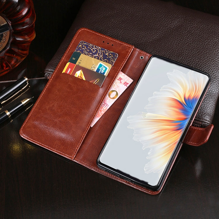 idewei Crazy Horse Texture Horizontal Flip Leather Case with Holder & Card Slots & Wallet For Xiaomi Mix 4