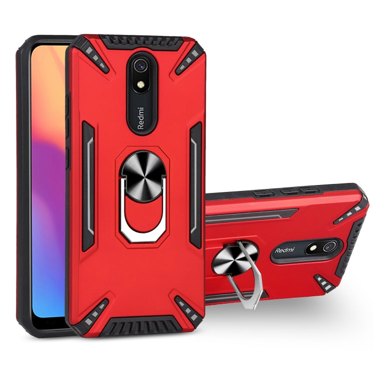 For Xiaomi Redmi 8A PC + TPU Protective Case with 360 Degrees Rotatable Ring Holder