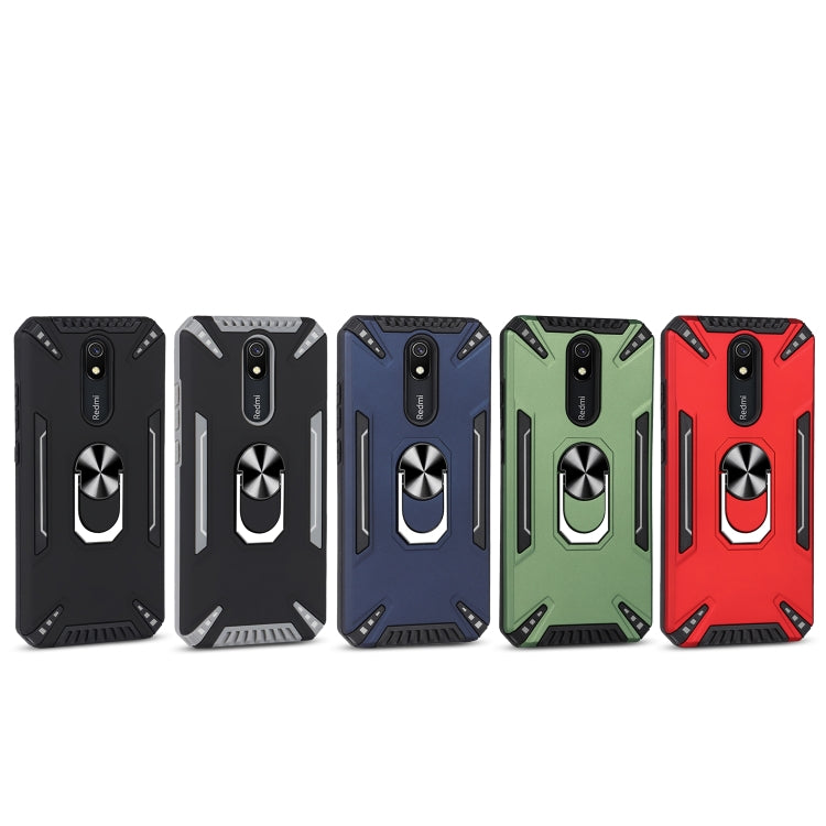 For Xiaomi Redmi 8A PC + TPU Protective Case with 360 Degrees Rotatable Ring Holder