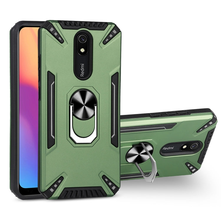 For Xiaomi Redmi 8A PC + TPU Protective Case with 360 Degrees Rotatable Ring Holder