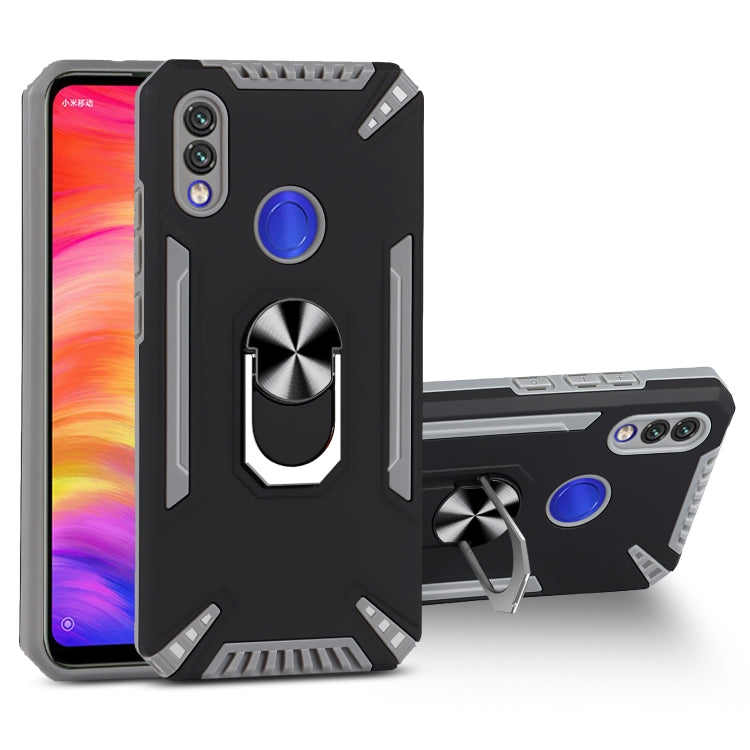 For Xiaomi Redmi Note 7 PC + TPU Protective Case with 360 Degrees Rotatable Ring Holder