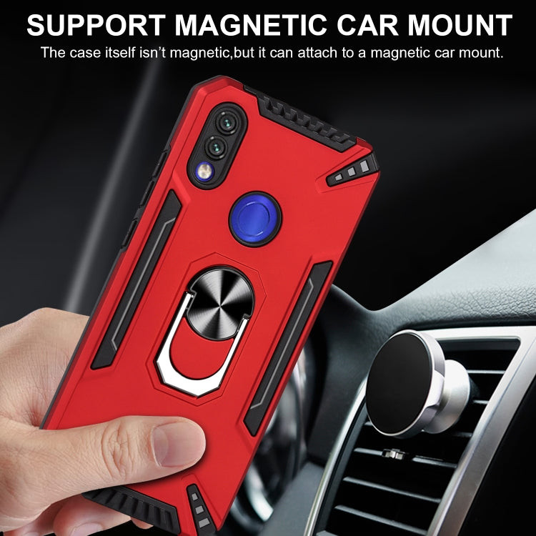 For Xiaomi Redmi Note 7 PC + TPU Protective Case with 360 Degrees Rotatable Ring Holder