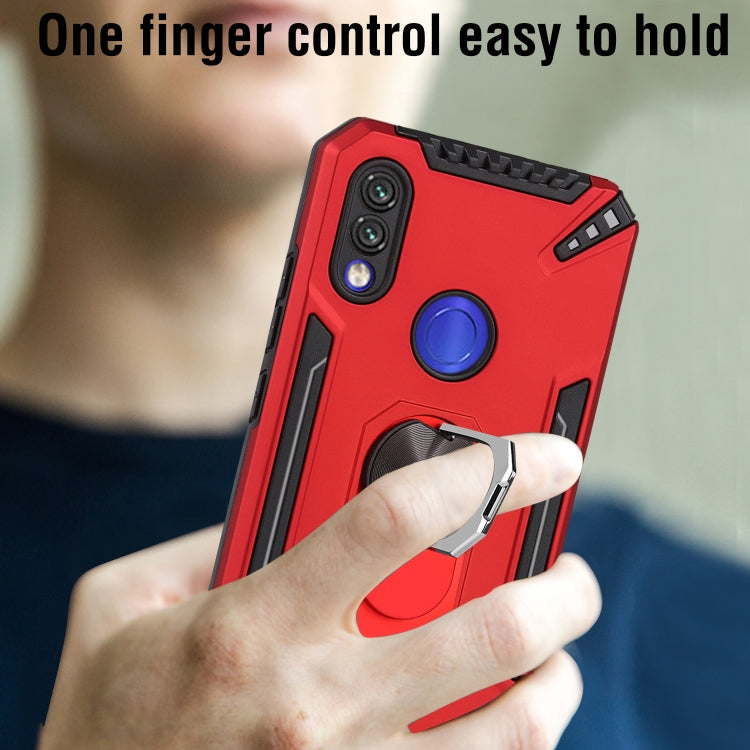 For Xiaomi Redmi Note 7 PC + TPU Protective Case with 360 Degrees Rotatable Ring Holder