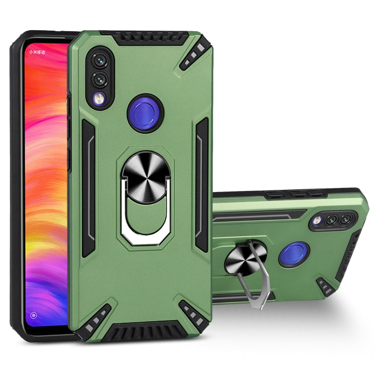 For Xiaomi Redmi Note 7 PC + TPU Protective Case with 360 Degrees Rotatable Ring Holder