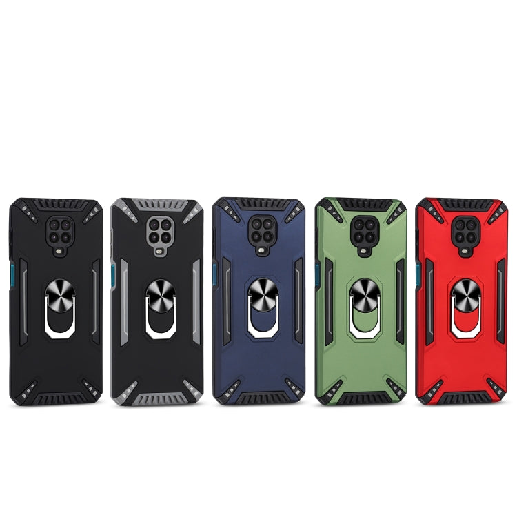 For Xiaomi Redmi Note 9S PC + TPU Protective Case with 360 Degrees Rotatable Ring Holder