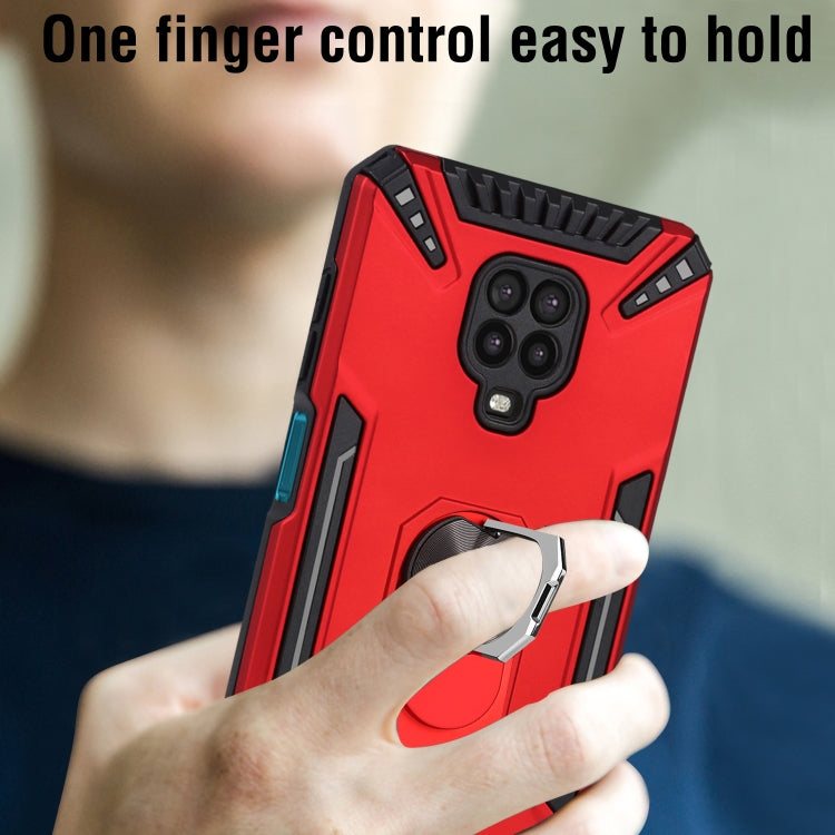 For Xiaomi Redmi Note 9S PC + TPU Protective Case with 360 Degrees Rotatable Ring Holder