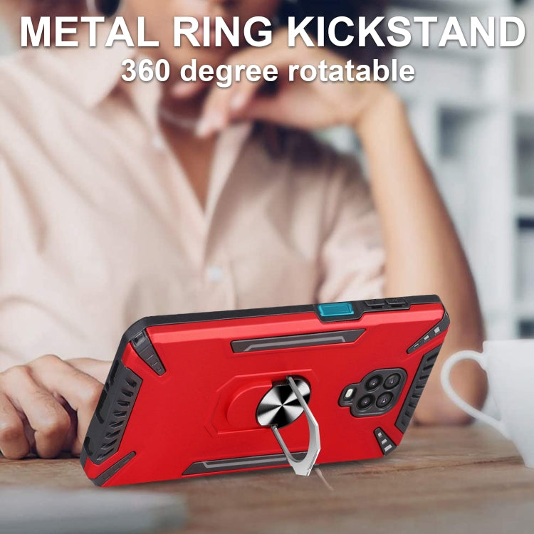 For Xiaomi Redmi Note 9S PC + TPU Protective Case with 360 Degrees Rotatable Ring Holder