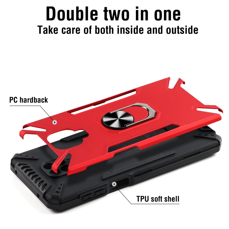 For Xiaomi Redmi Note 9S PC + TPU Protective Case with 360 Degrees Rotatable Ring Holder