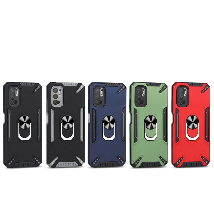 For Xiaomi Redmi Note 10 5G PC + TPU Protective Case with 360 Degrees Rotatable Ring Holder