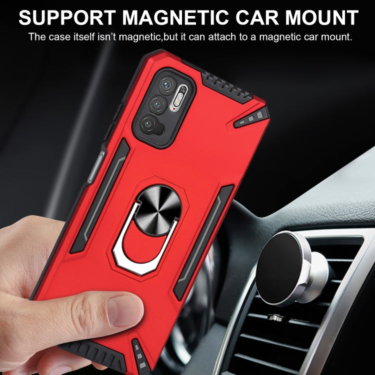 For Xiaomi Redmi Note 10 5G PC + TPU Protective Case with 360 Degrees Rotatable Ring Holder