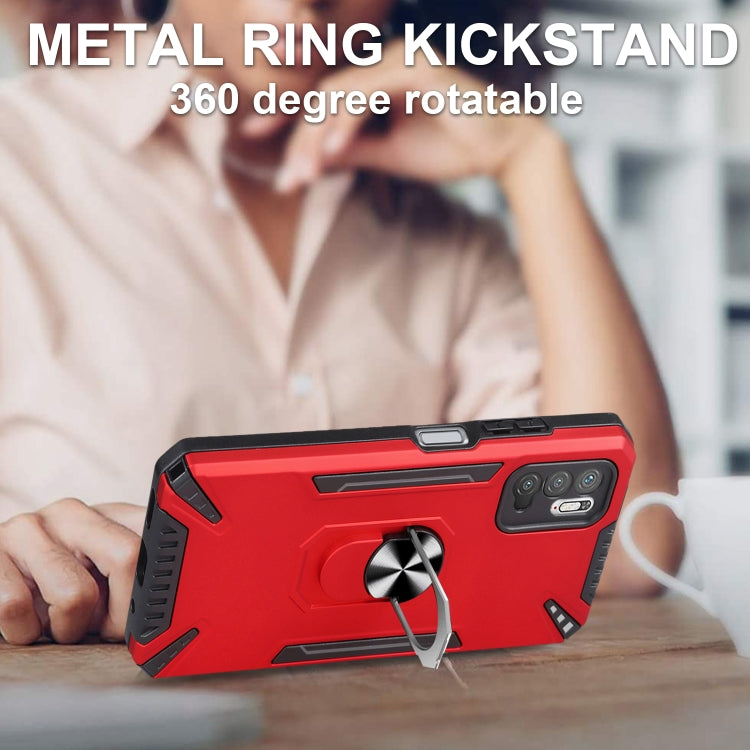 For Xiaomi Redmi Note 10 5G PC + TPU Protective Case with 360 Degrees Rotatable Ring Holder