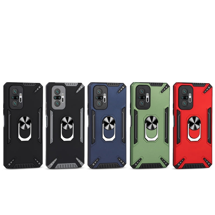 For Xiaomi Redmi Note 10 Pro PC + TPU Protective Case with 360 Degrees Rotatable Ring Holder