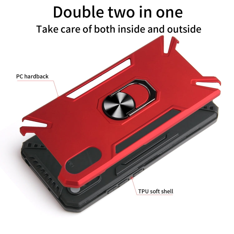 For Xiaomi Redmi 9A PC + TPU Protective Case with 360 Degrees Rotatable Ring Holder