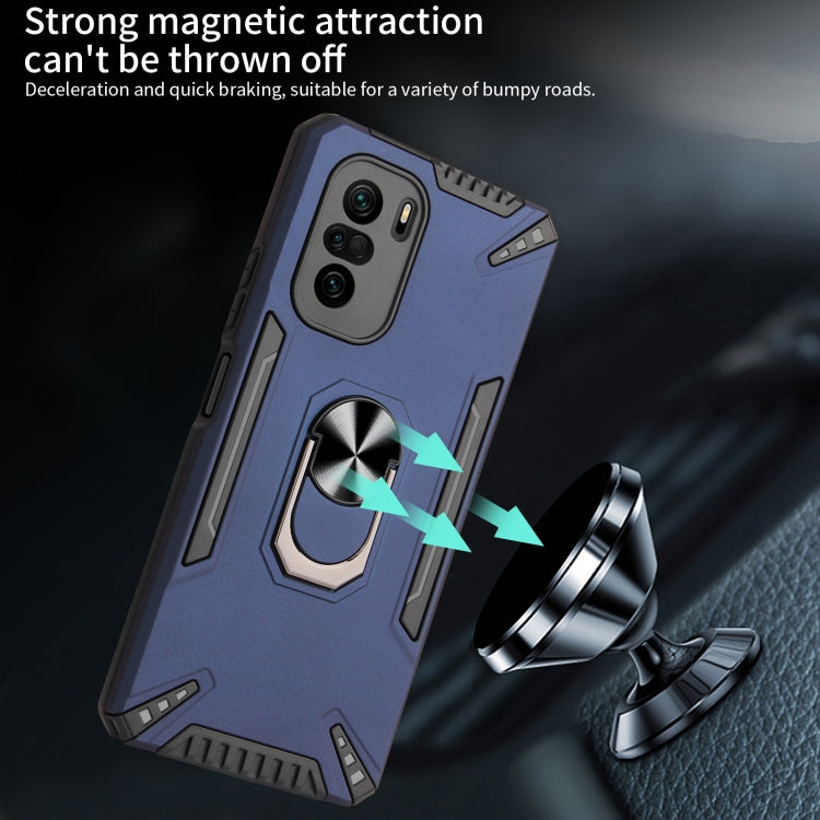 For Xiaomi Mi 11i PC + TPU Protective Case with 360 Degrees Rotatable Ring Holder