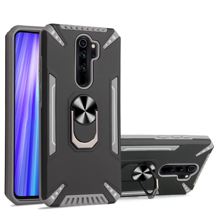 For Xiaomi Redmi Note 8 Pro PC + TPU Protective Case with 360 Degrees Rotatable Ring Holder
