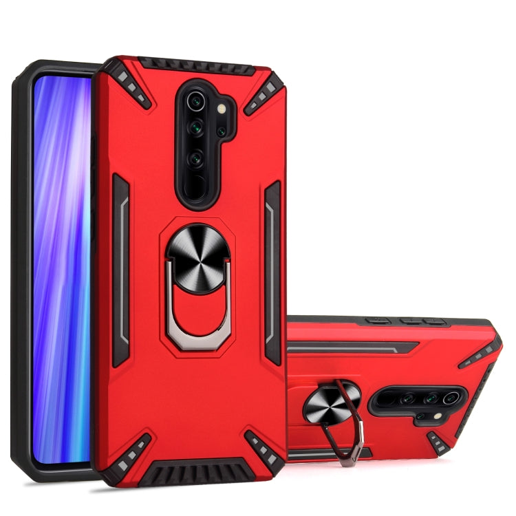 For Xiaomi Redmi Note 8 Pro PC + TPU Protective Case with 360 Degrees Rotatable Ring Holder