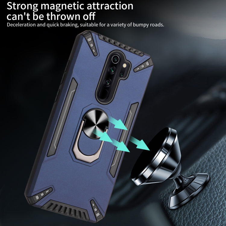 For Xiaomi Redmi Note 8 Pro PC + TPU Protective Case with 360 Degrees Rotatable Ring Holder