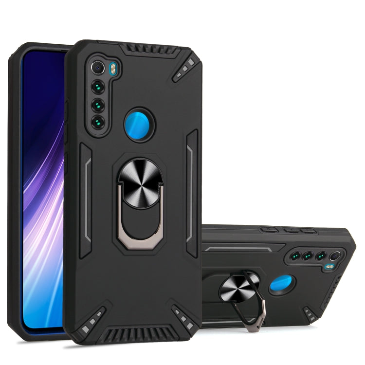 For Xiaomi Redmi Note 8 PC + TPU Protective Case with 360 Degrees Rotatable Ring Holder