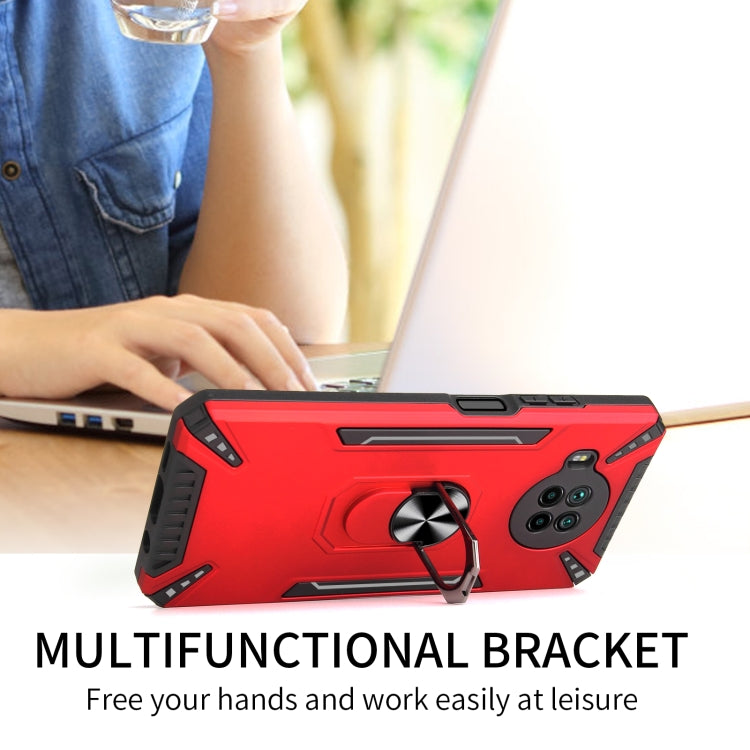 For Xiaomi Redmi Note 9 Pro 5G PC + TPU Protective Case with 360 Degrees Rotatable Ring Holder