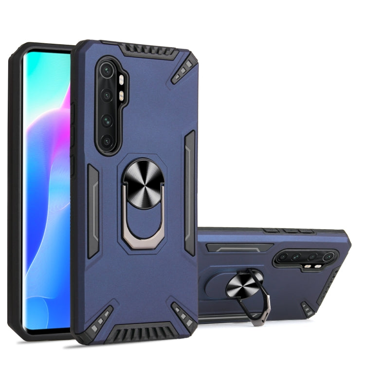 For Xiaomi Mi Note 10 Lite PC + TPU Protective Case with 360 Degrees Rotatable Ring Holder