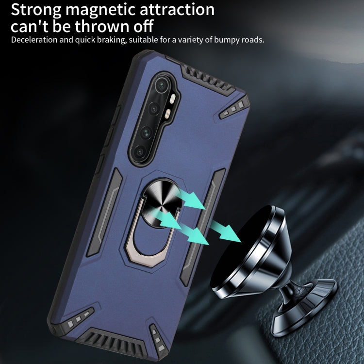 For Xiaomi Mi Note 10 Lite PC + TPU Protective Case with 360 Degrees Rotatable Ring Holder