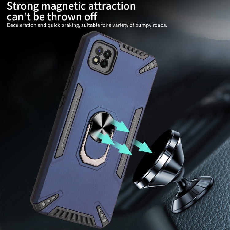 For Xiaomi Poco C3 PC + TPU Protective Case with 360 Degrees Rotatable Ring Holder