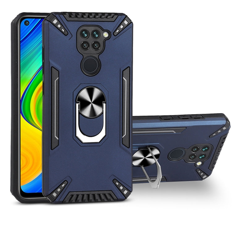 For Xiaomi Redmi Note 9 4G PC + TPU Protective Case with 360 Degrees Rotatable Ring Holder