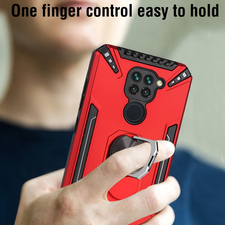 For Xiaomi Redmi Note 9 4G PC + TPU Protective Case with 360 Degrees Rotatable Ring Holder