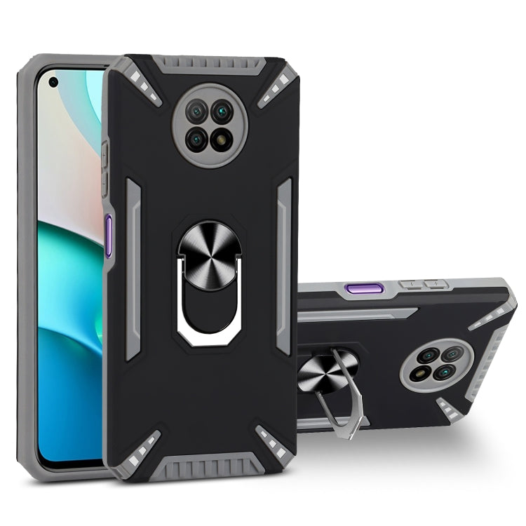 For Xiaomi Redmi Note 9 5G PC + TPU Protective Case with 360 Degrees Rotatable Ring Holder