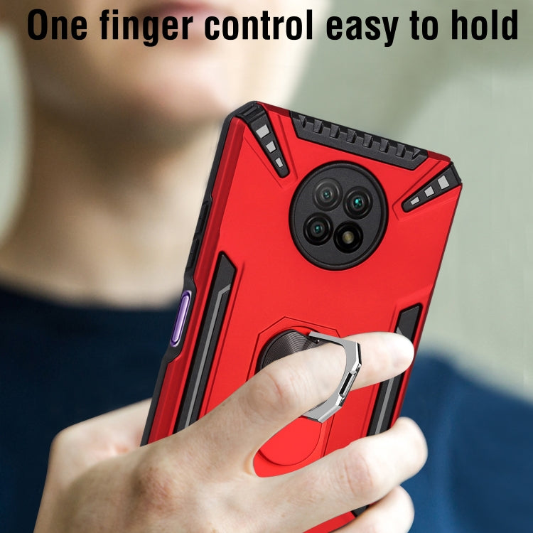 For Xiaomi Redmi Note 9 5G PC + TPU Protective Case with 360 Degrees Rotatable Ring Holder