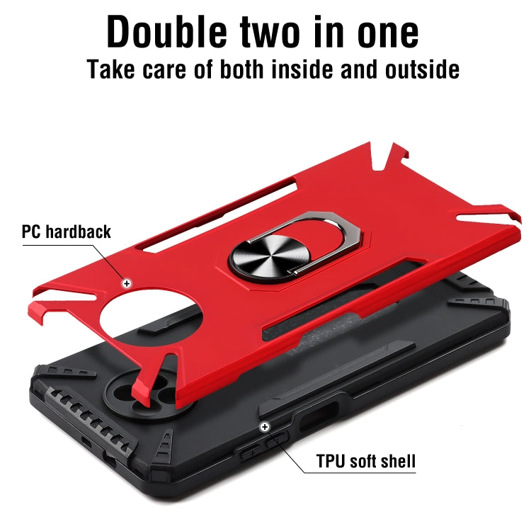 For Xiaomi Redmi Note 9 5G PC + TPU Protective Case with 360 Degrees Rotatable Ring Holder