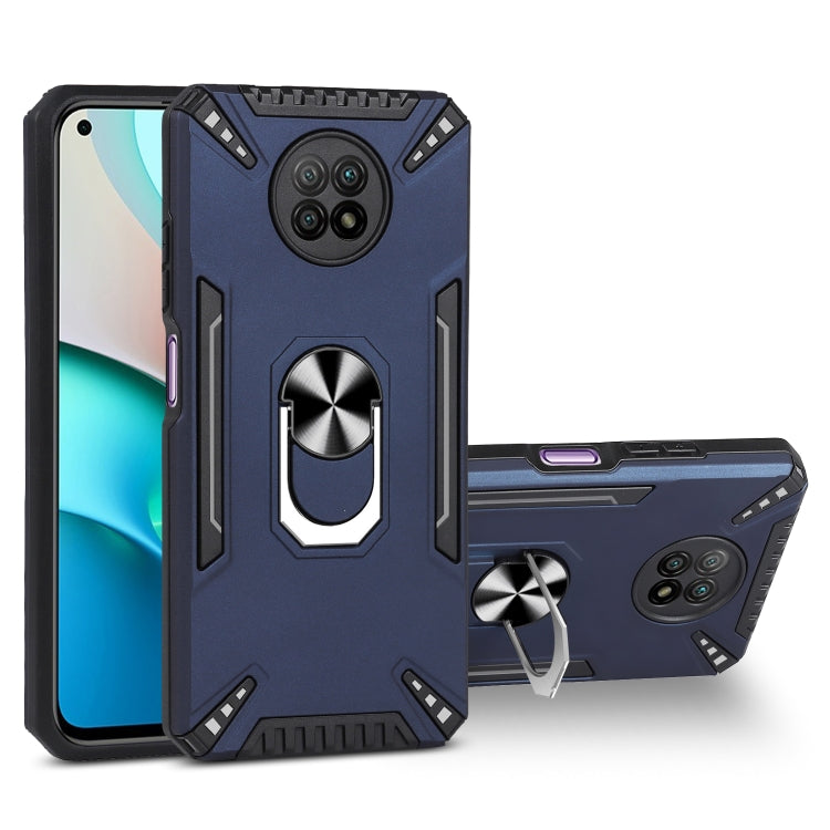 For Xiaomi Redmi Note 9 5G PC + TPU Protective Case with 360 Degrees Rotatable Ring Holder