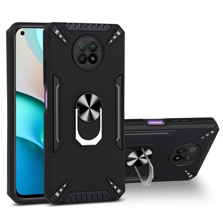 For Xiaomi Redmi Note 9 5G PC + TPU Protective Case with 360 Degrees Rotatable Ring Holder