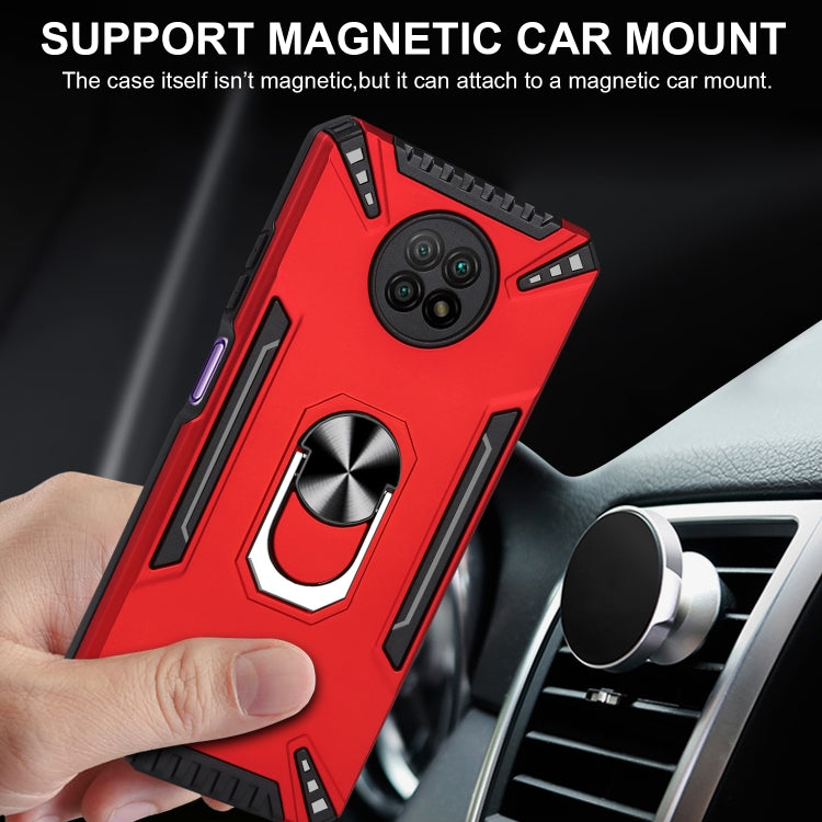 For Xiaomi Redmi Note 9 5G PC + TPU Protective Case with 360 Degrees Rotatable Ring Holder