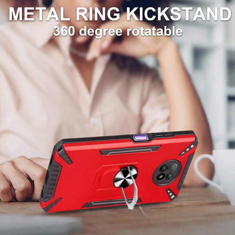 For Xiaomi Redmi Note 9 5G PC + TPU Protective Case with 360 Degrees Rotatable Ring Holder