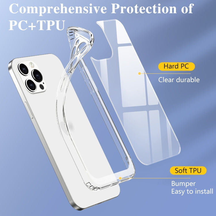 For iPhone 11 Pro Max Crystal Clear Shockproof PC + TPU Protective Case (Transparent)