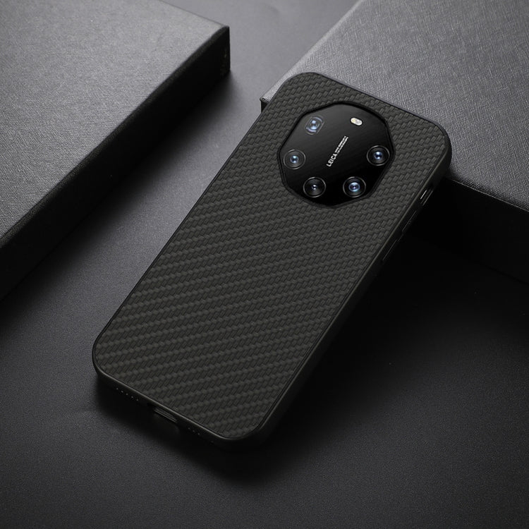 For Huawei Mate 40 RS Accurate Hole Carbon Fiber Texture Shockproof Case