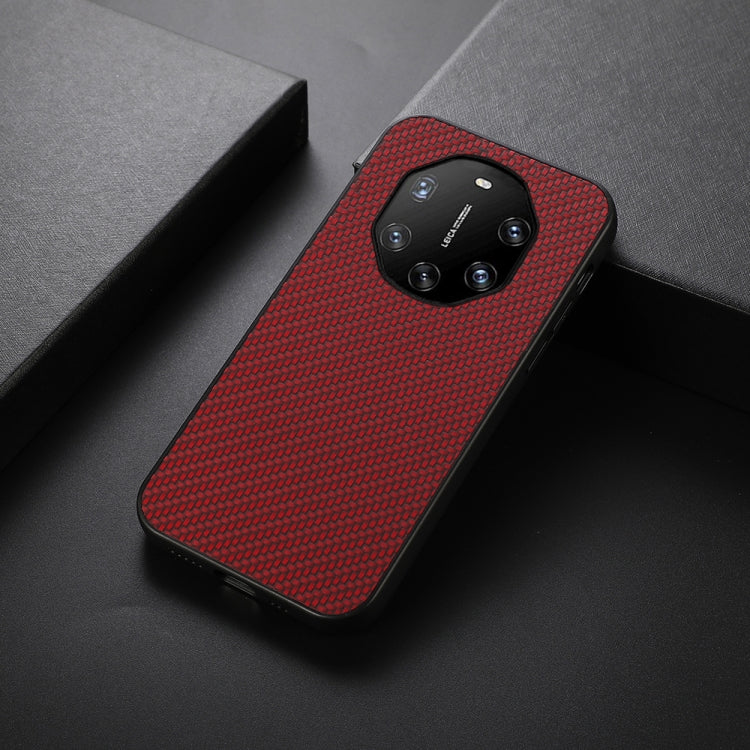 For Huawei Mate 40 RS Accurate Hole Carbon Fiber Texture Shockproof Case