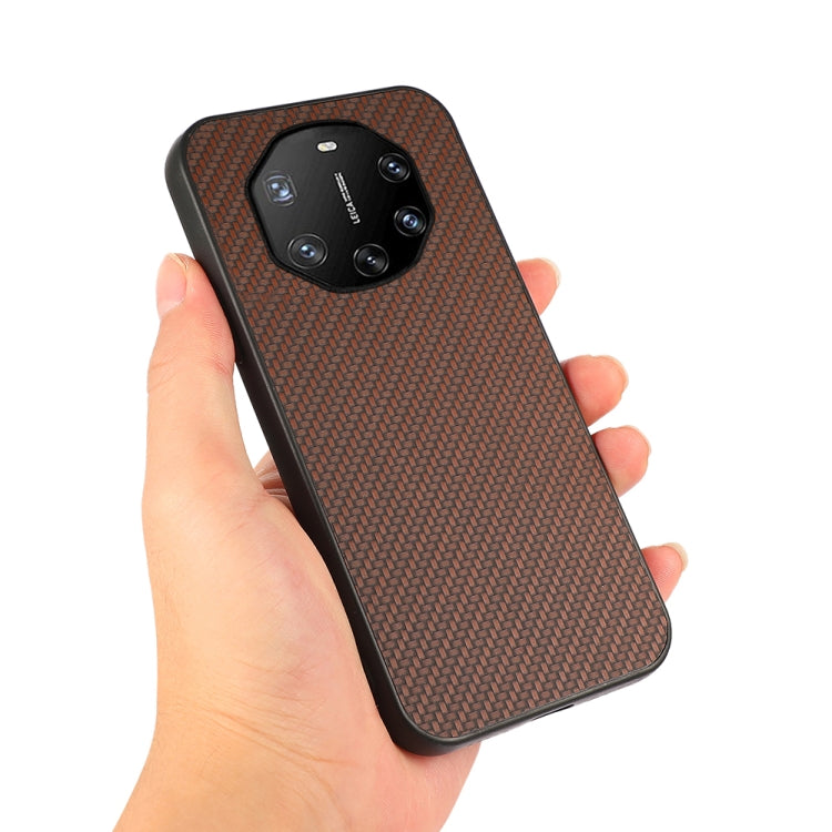 For Huawei Mate 40 RS Accurate Hole Carbon Fiber Texture Shockproof Case