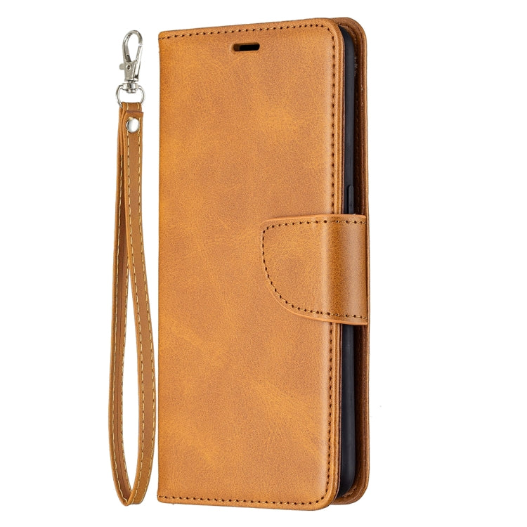 For OPPO A7 Retro Lambskin Texture Pure Color Horizontal Flip PU Leather Case with Holder & Card Slots & Wallet & Lanyard