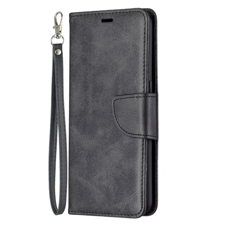 For OPPO A7 Retro Lambskin Texture Pure Color Horizontal Flip PU Leather Case with Holder & Card Slots & Wallet & Lanyard