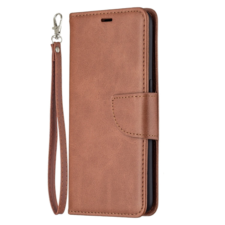 For OPPO A7 Retro Lambskin Texture Pure Color Horizontal Flip PU Leather Case with Holder & Card Slots & Wallet & Lanyard