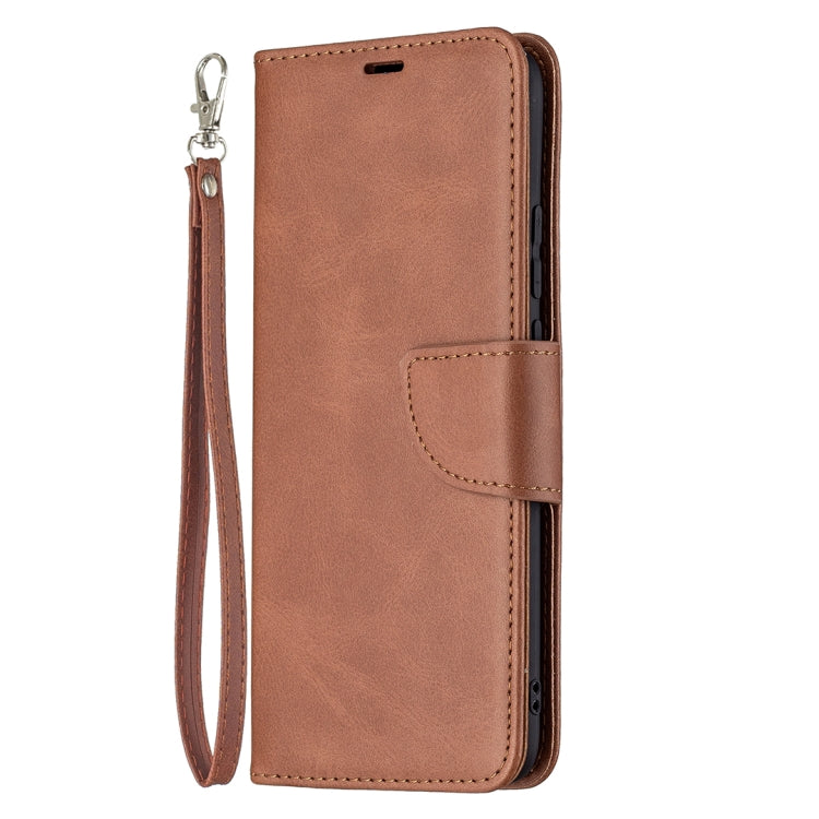 For OPPO A15 Retro Lambskin Texture Pure Color Horizontal Flip PU Leather Case with Holder & Card Slots & Wallet & Lanyard
