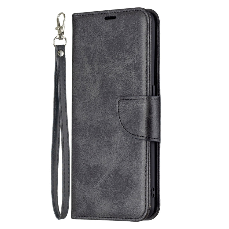 For OPPO A74 4G / F19 4G Retro Lambskin Texture Pure Color Horizontal Flip PU Leather Case with Holder & Card Slots & Wallet & Lanyard