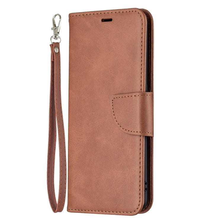 For OPPO A94 5G/F19 Pro+ 5G/Reno5 Z Retro Lambskin Texture Pure Color Horizontal Flip PU Leather Case with Holder & Card Slots & Wallet & Lanyard