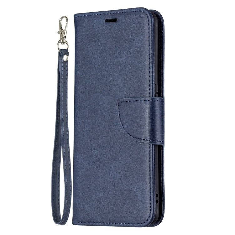 For OPPO Reno5 5G Retro Lambskin Texture Pure Color Horizontal Flip PU Leather Case with Holder & Card Slots & Wallet & Lanyard