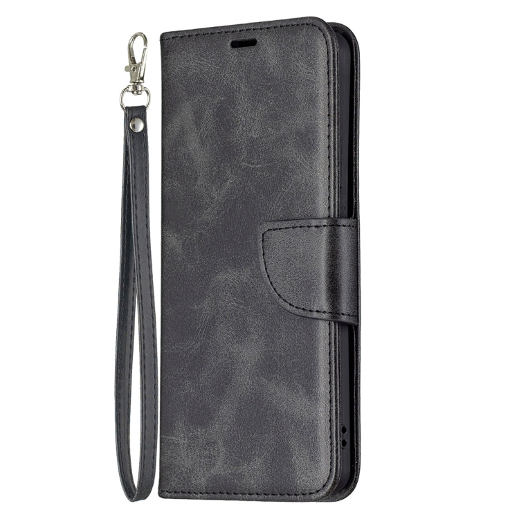 For OPPO Reno6 5G Retro Lambskin Texture Pure Color Horizontal Flip PU Leather Case with Holder & Card Slots & Wallet & Lanyard