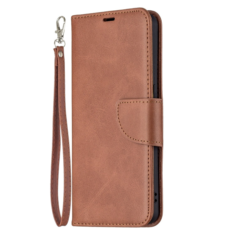 For OPPO Reno6 5G Retro Lambskin Texture Pure Color Horizontal Flip PU Leather Case with Holder & Card Slots & Wallet & Lanyard