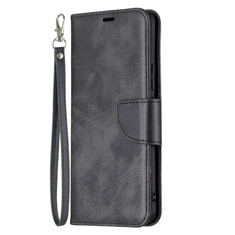 For OPPO Realme 8/Realme 8 Pro Retro Lambskin Texture Pure Color Horizontal Flip PU Leather Case with Holder & Card Slots & Wallet & Lanyard